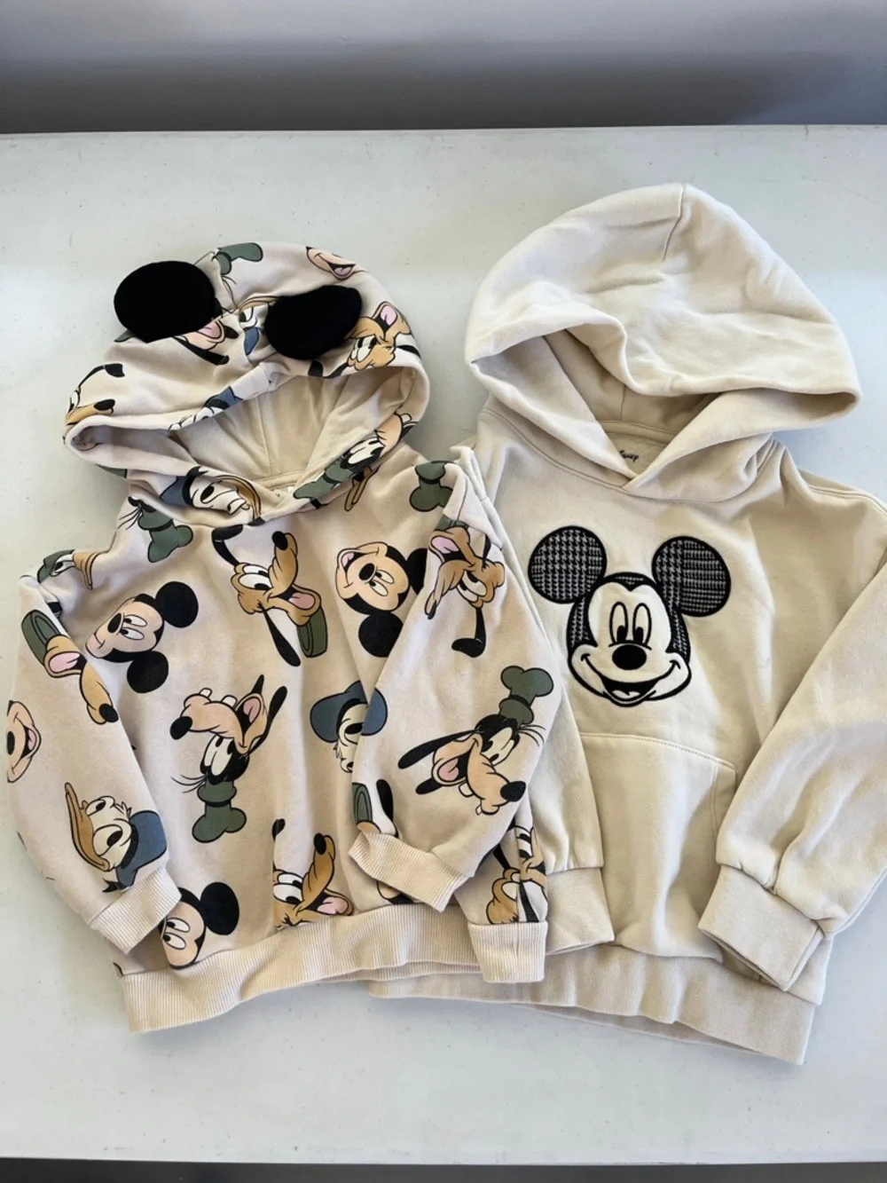 Set of 2 Disney Mickey Pluto Hoodies for Boys